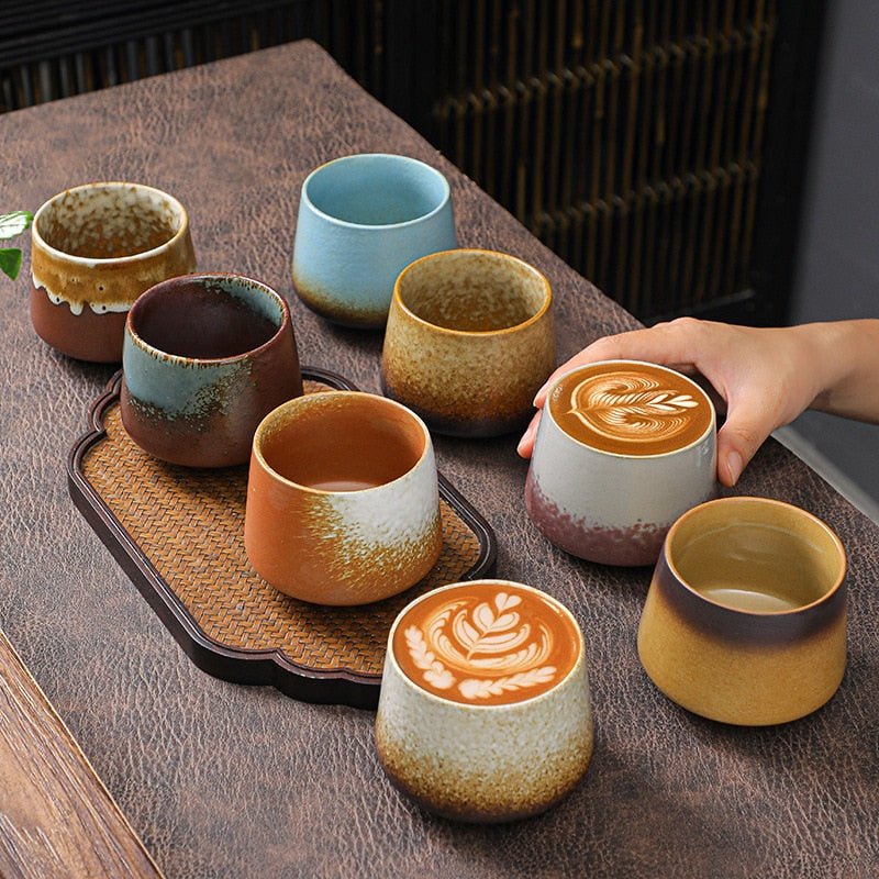 Carbone Collection Espresso Cup,&nbsp;Creative Crude Pottery, Modern Style Mugs For Any Kitchen or Cafe - Maglia Fina