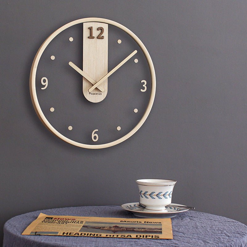 Nordic Living Room Transparent Clock - Maglia Fina