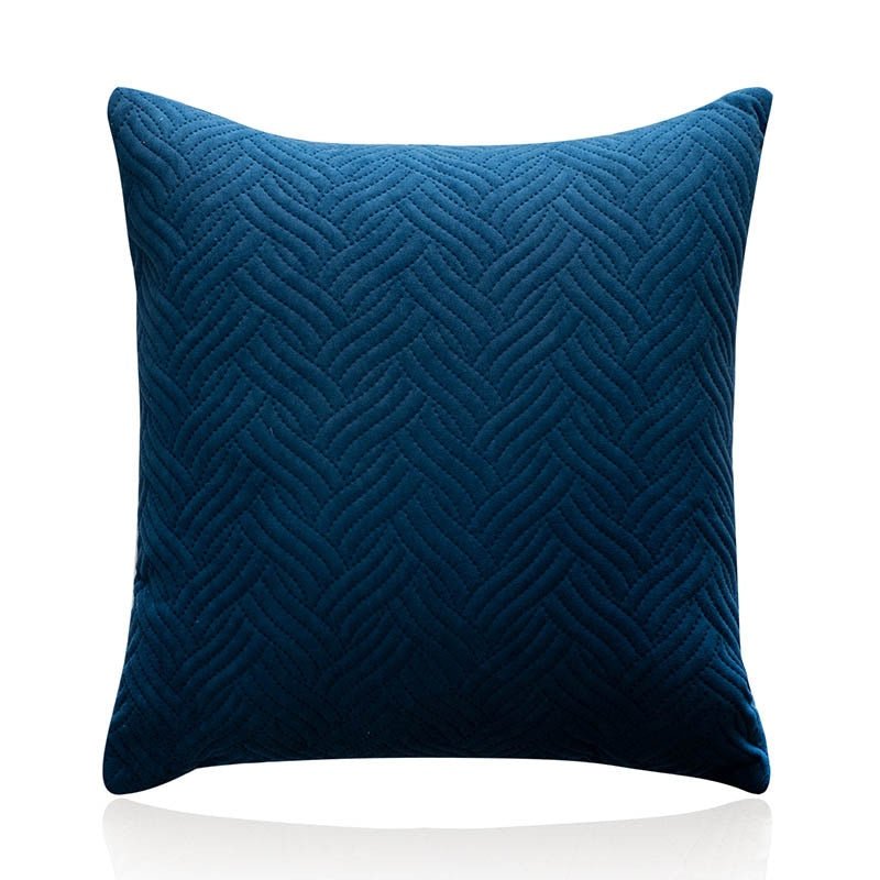 Quilted Velvet Throw Pillow Covers - Maglia Fina