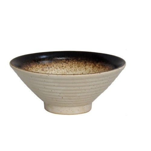 Tanaka Dishware Set, hat ceramic bowls, household large ramen, rice, noodles, soup bowl - Maglia Fina